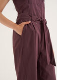 Pantaloni Penty in misto lino VIOLA MELANZANABIANCO BURRO Donna immagine n. 3
