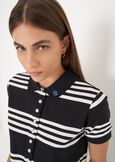 Polo Piquet in cotone pettinato VERDE SALVIANERO BLACK Donna immagine n. 2