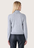 Memole 100% wool and cashmere jersey GRIGIO LIGHT GREYVIOLA LILLY Woman image number 4