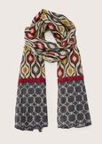 Sorbus 100% cotton scarf VERDE CAPPER Woman image number 1