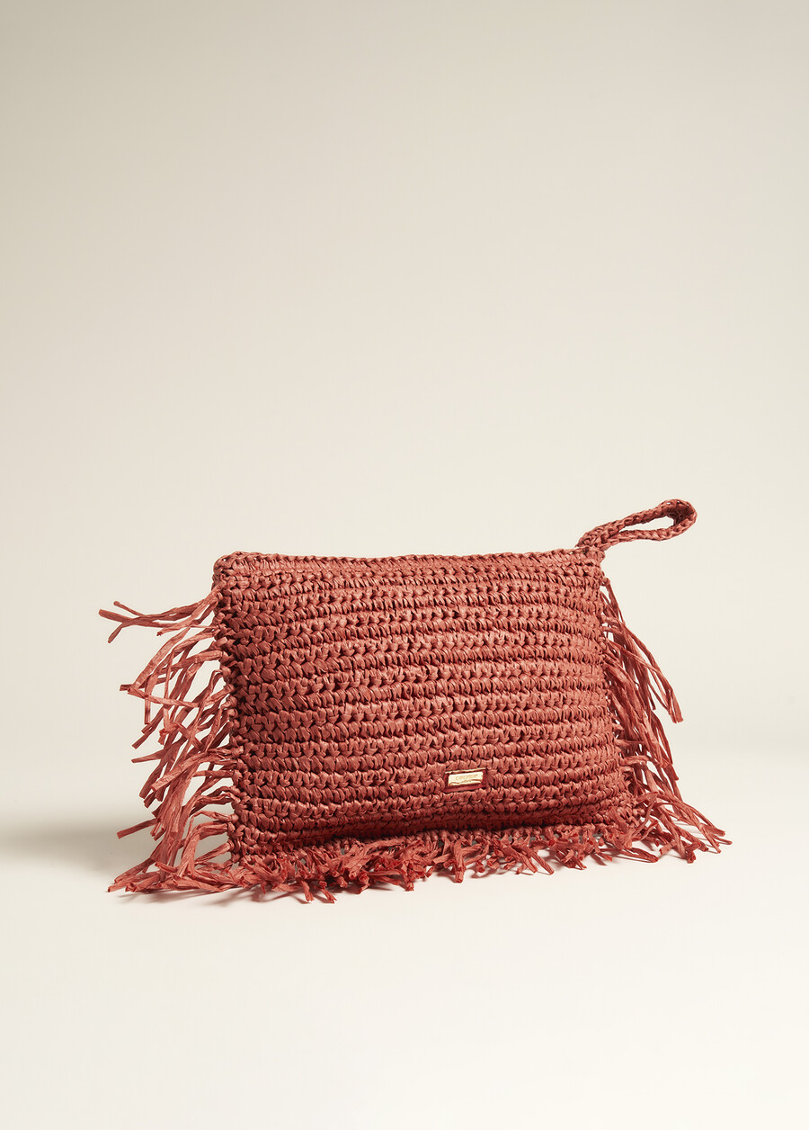 Pochette Biglia In Paglia ROSA QUARZOBLU OTTANIO Donna , immagine n. 3