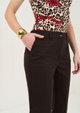 Pantaloni Jacqueline-O in cotone MARRONE Donna immagine n. 3