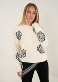 Maglia Marilyn con mini paillettes BEIGE LATTE Donna immagine n. 2