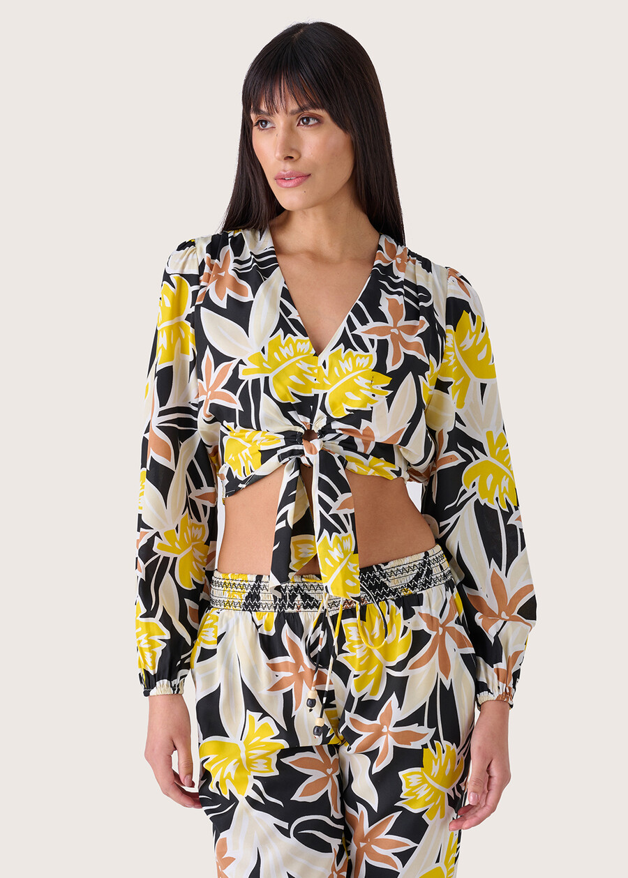 Blusa corta Cassia NERO Donna , immagine n. 1