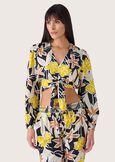Blusa corta Cassia NERO Donna immagine n. 1