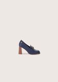 Sax eco-leather moccasin BLUE OLTREMARE  Woman image number 3