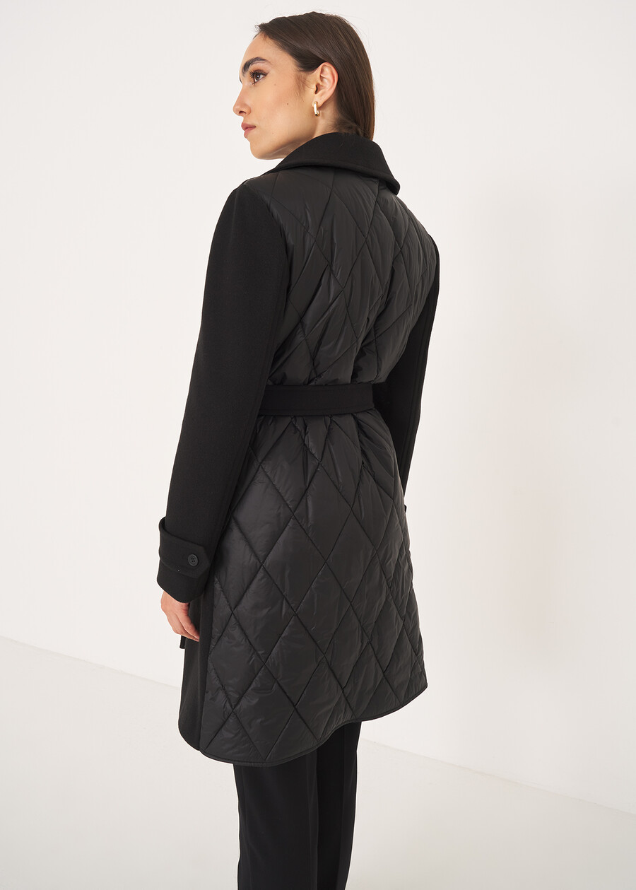 Trench Coat hybrid jacket NERO BLACK Woman , image number 5
