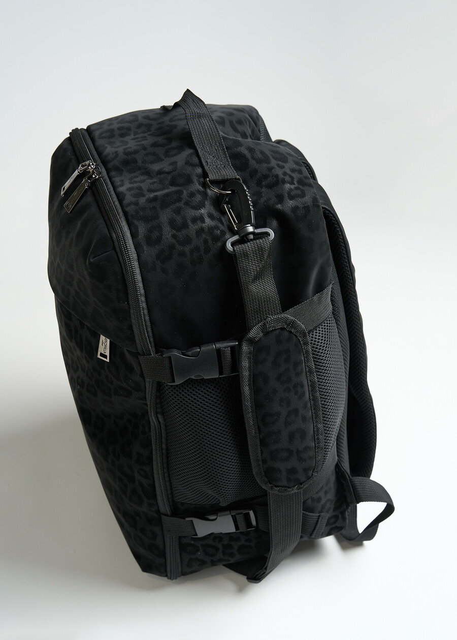 Zaino da viaggio Bianca animalier NERO Donna , immagine n. 4