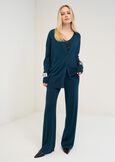 Cliff lurex knit cardigan AZZURO AZZURRO Woman image number 4