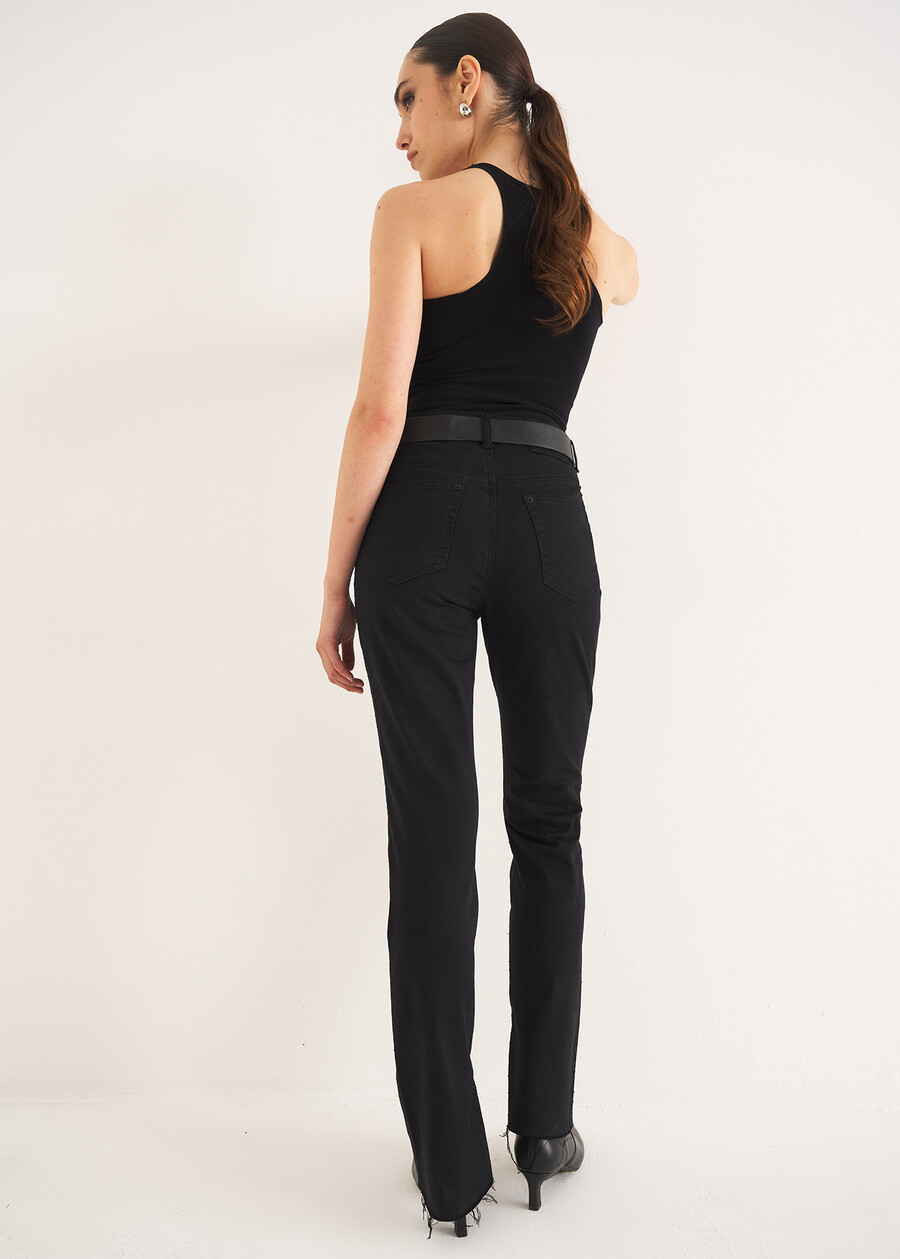 Pantaloni denim Daniel skinny NERO BLACK Donna , immagine n. 4