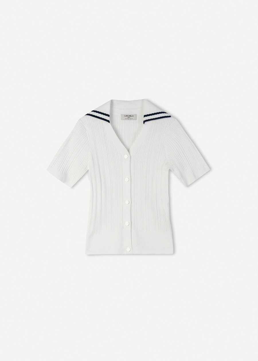 Murena cardigan-model jersey BIANCO WHITE Woman , image number 4