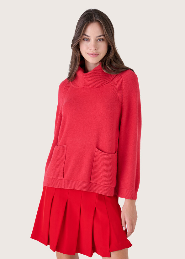 Maglia Magnum a collo alto ROSSO Donna null