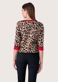 Maglia Milly fantasia animalier BEIGE CAMMELLO Donna immagine n. 3