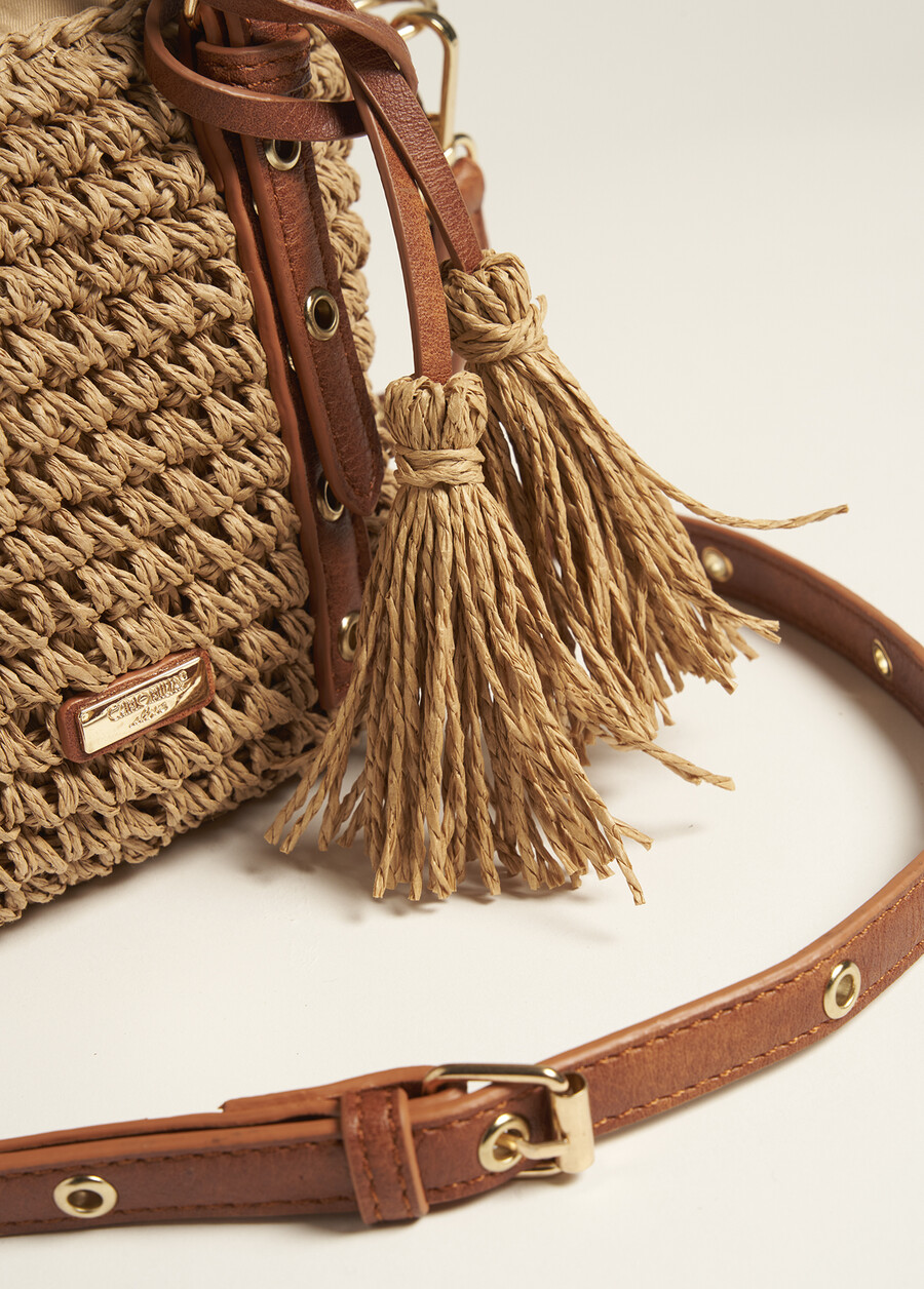 Borsa Bistrosmall In Paglia MARRONE Donna , immagine n. 4