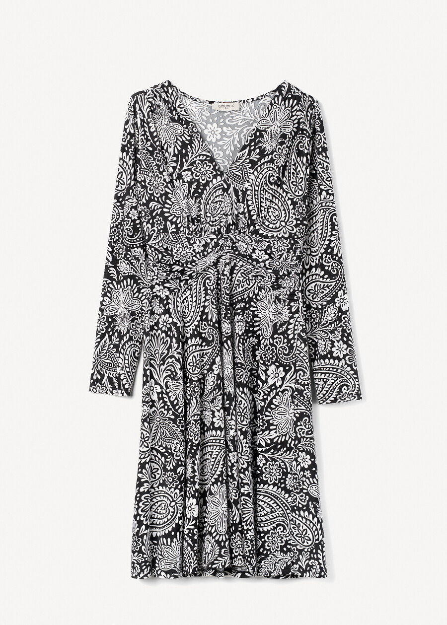 Alvar printed jersey dress NERO BLACK Woman , image number 5