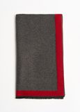 Sciarpa Susy con bordo a contrasto GRIGIO CENEREMARRONE CAFFE Donna immagine n. 2