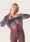 Carolyna gipsy print blouse image number 1