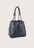 Brilla eco-leather shopping bag NERO BLACKVERDE CAPPER Woman image number 1