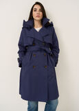 Timon hooded trench coat BEIGEBLU Woman image number 6