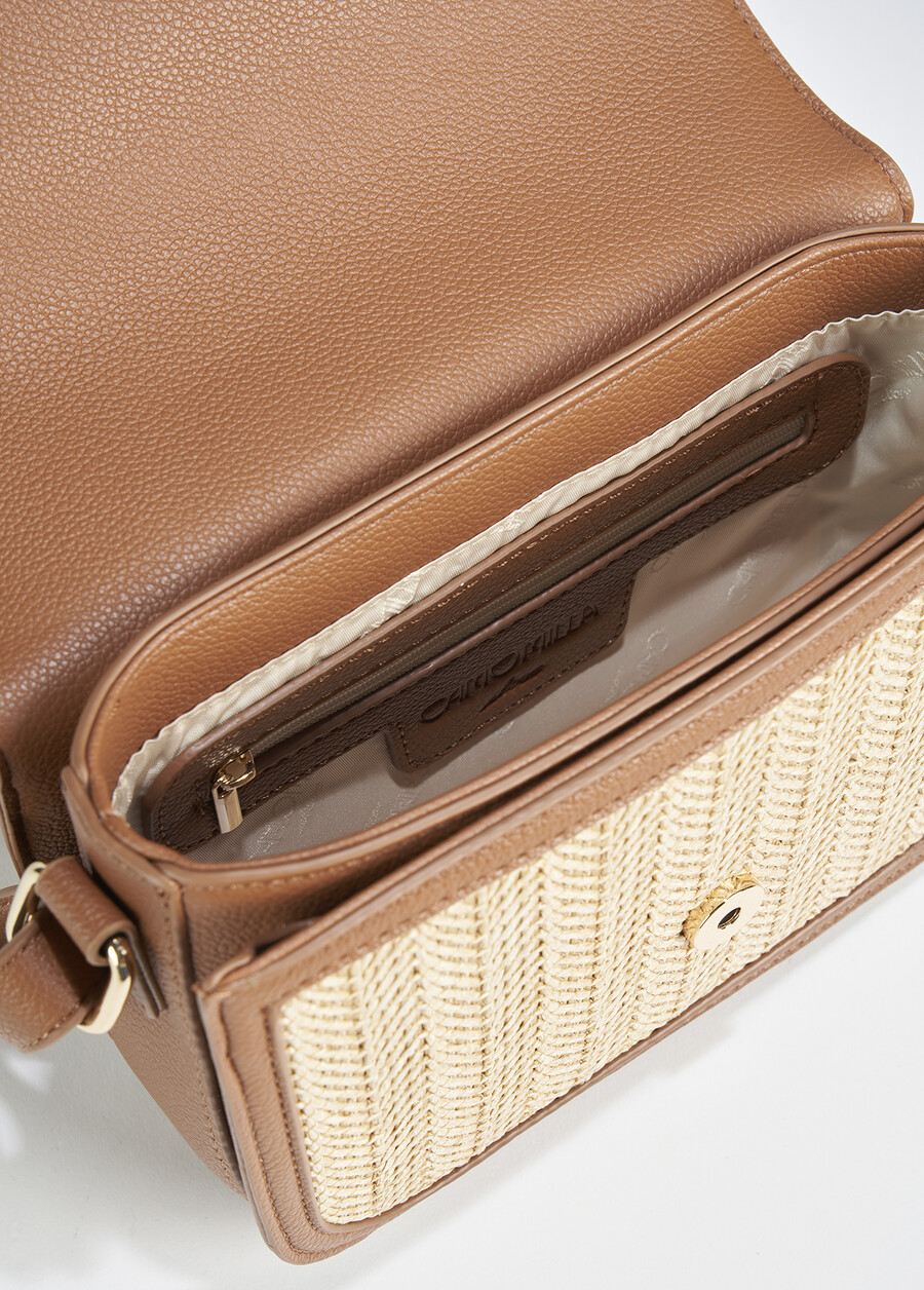 Breona straw and deer-print crossbody
 BEIGE AVENABEIGE Woman , image number 5