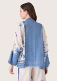 Coffy patterned cardigan BIANCO ORCHIDEA Woman image number 3