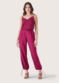 Pry 100% rayon twill trousers ROSSO CHIANTI Woman image number 1