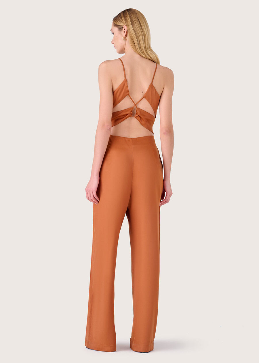Trudy long jumpsuit MARRONE CARAMELLO Woman , image number 3