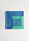 Silla striped pattern foulard BLU Woman image number 1