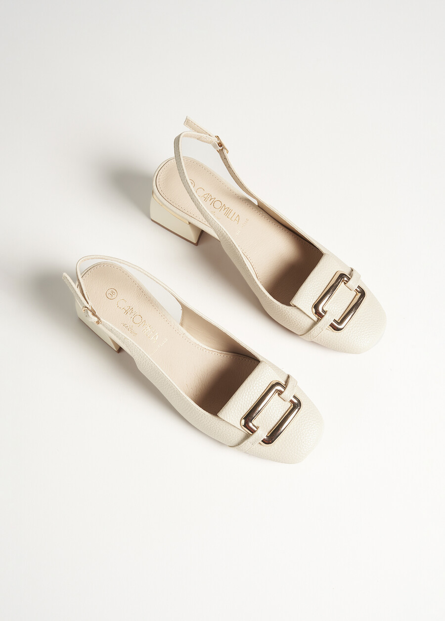Sabina slingback shoe BEIGE LATTE Woman , image number 2
