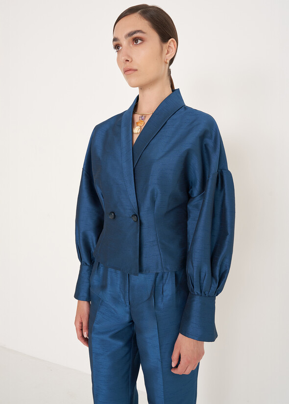 Cassandra structured elegant shirt

 BLU LAGUNA Woman null