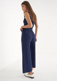 Pantalone Piper a vita alta BLU NAVYBIANCO BURRO Donna immagine n. 5