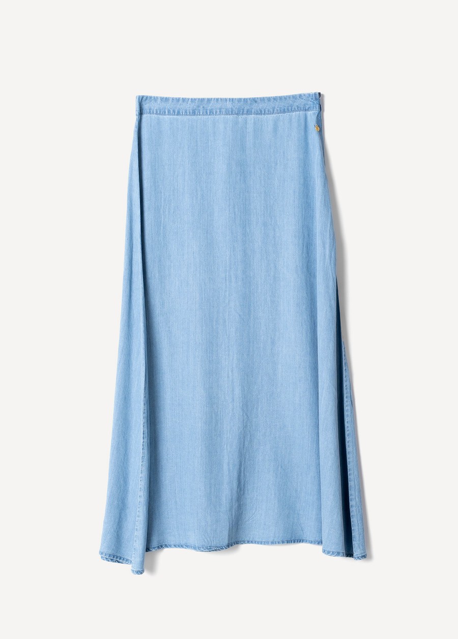 Gonna Gus in cotone e lino
 DENIM MEDIUM DENIM Donna , immagine n. 5