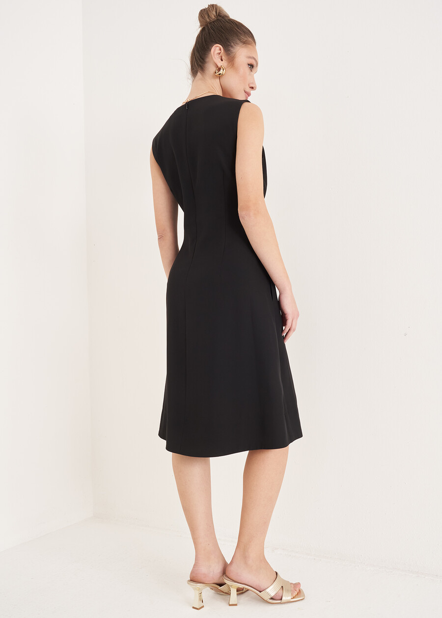 Abito Alba Midi BIANCO WHITENERO BLACK Donna , immagine n. 5