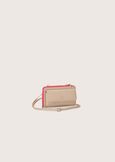 Piping eco-leather wallet BEIGE NARCISOVERDE ARGILLA Woman image number 1