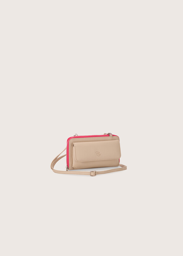 Piping eco-leather wallet BEIGE NARCISO Woman null