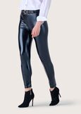 Leggings Lizzie in ecopelle NERO BLACKGRIGIO GUN METAL Donna immagine n. 2