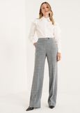 Giorgia cotton blend trousers GRIGIO GREYVERDE PAVONE Woman image number 1