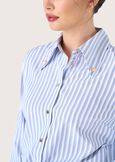 Carolyn striped shirt GRIGIO STONEVERDE AVOCADO Woman image number 2