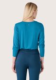 Soleil jersey with crystals BLUE COLONIALVIOLA UVA Woman image number 3