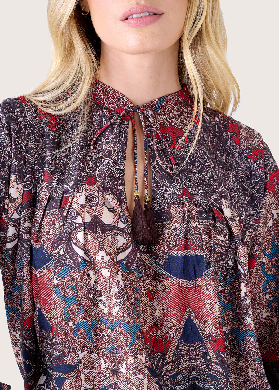 Blusa Constance in misto viscosa BLU GRAFITE Donna , immagine n. 2