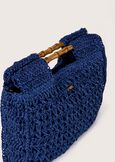 Borsa a sacca Barilia in paglia BLU AVIONMARRONE MOKA Donna immagine n. 3