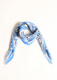 Foulard Sade in seta fantasia BLU AVIONMARRONE Donna immagine n. 3
