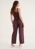 Pantaloni Penty in misto lino VIOLA MELANZANABIANCO BURRO Donna immagine n. 4