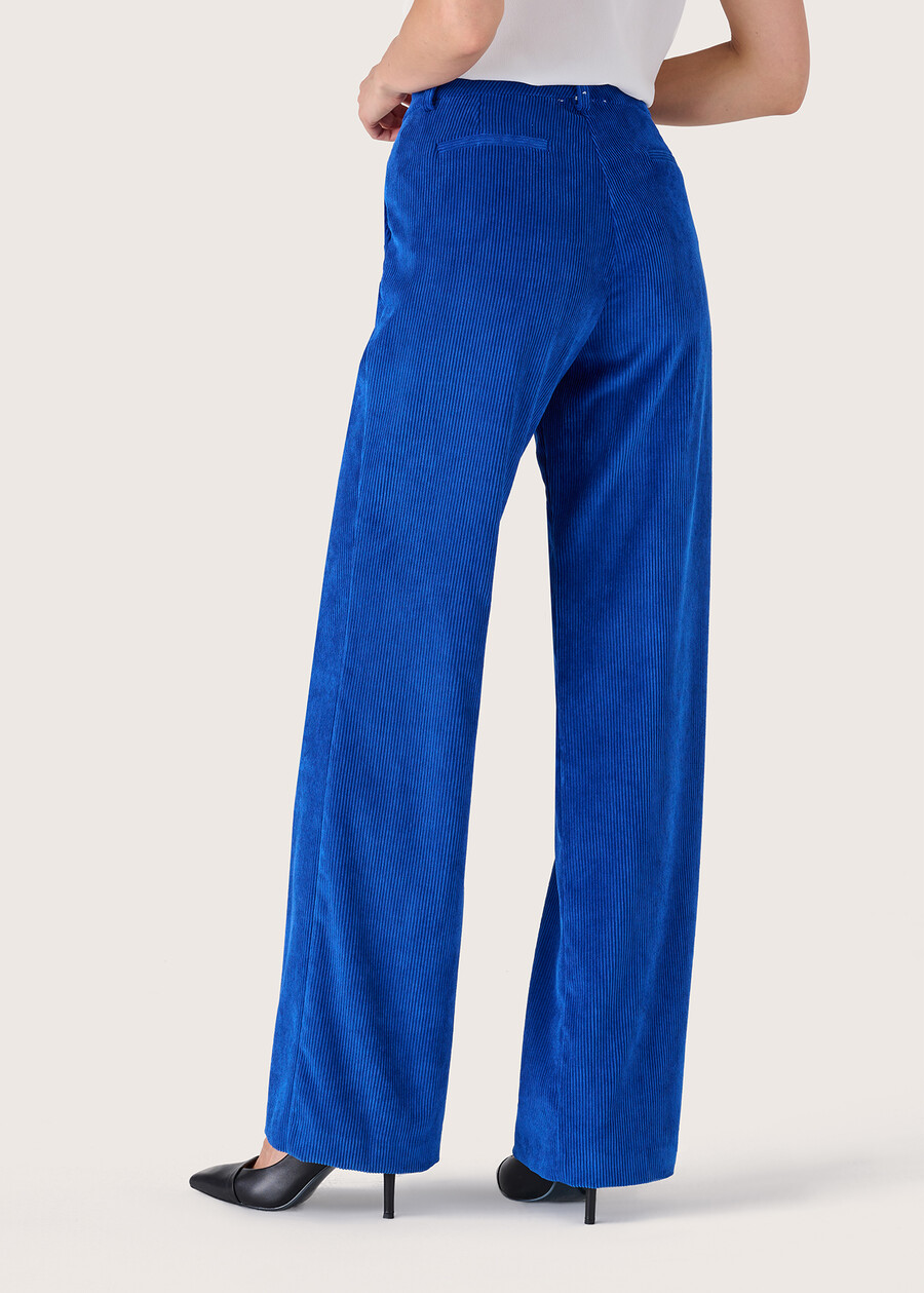 Pantalone a palazzo Giorgia BLU COBALTO Donna , immagine n. 4