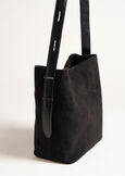 Brooke-A faux suede bucket bag NERO BLACK Woman image number 2