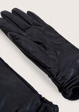 Genevieve genuine leather gloves NERO BLACK Woman image number 3