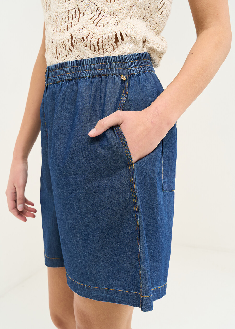 Bermuda Betty in 100% cotone DENIM Donna , immagine n. 3