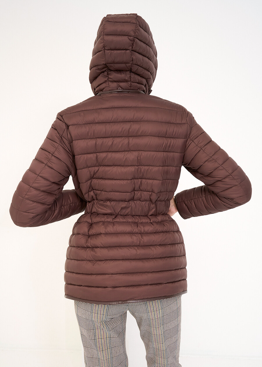 Piumino leggero Park con cintura MARRONEGRIGIO Donna , immagine n. 5