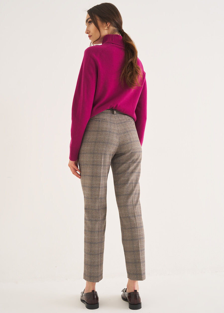 Pantalone Pilar check GRIGIO GREY Donna , immagine n. 2