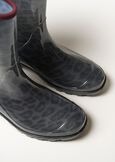 Rasha animalier rain boots NERO Woman image number 3
